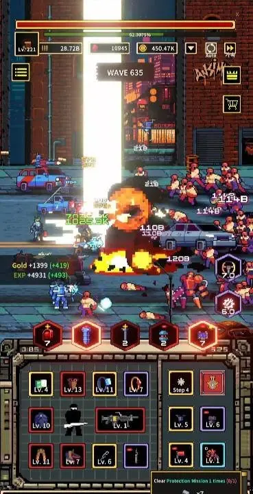 Pixel Army: Modern AFK RPG - скриншот 1