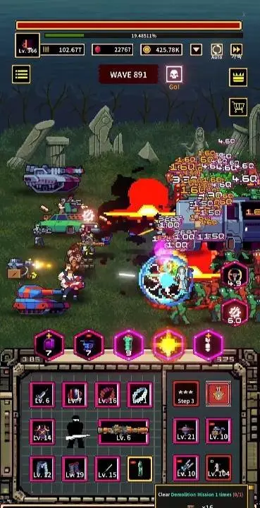 Pixel Army: Modern AFK RPG - скриншот 3