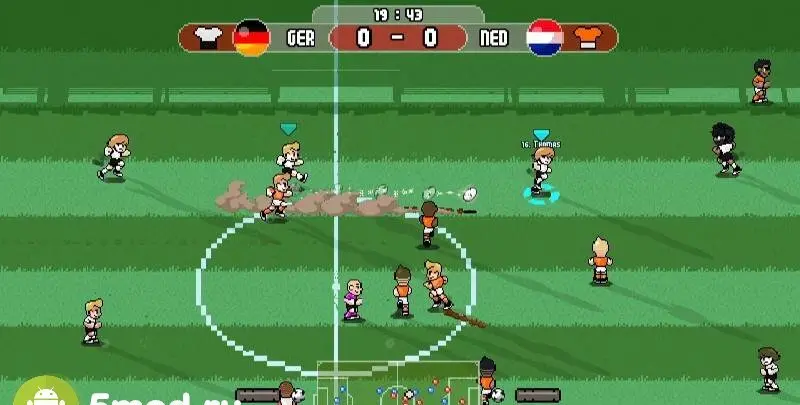 Pixel Cup Soccer - Ultimate 1 b321 Мод (полная версия) - скриншот 3