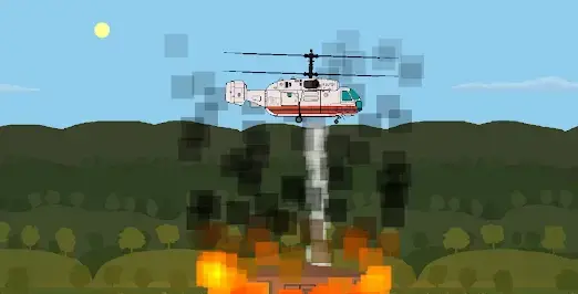 Pixel Helicopter Simulator - скриншот 2