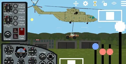 Pixel Helicopter Simulator - скриншот 4