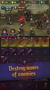 Idle Vampire Hunter: Merge RPG - скриншот 1