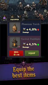 Idle Vampire Hunter: Merge RPG - скриншот 3