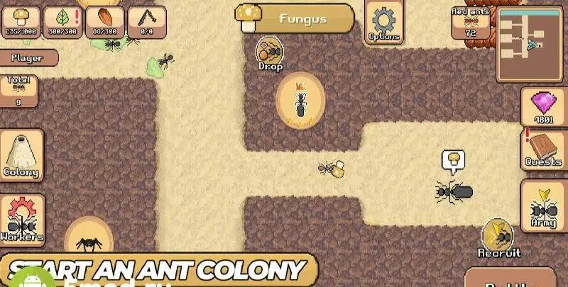 Pocket Ants: Симулятор Колонии - скриншот 1