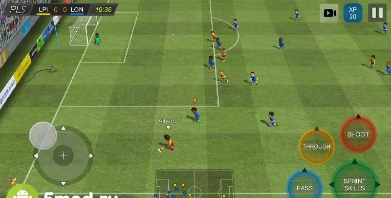 Pro League Soccer - скриншот 1