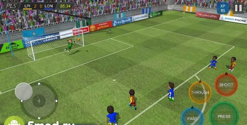 Pro League Soccer - скриншот 2