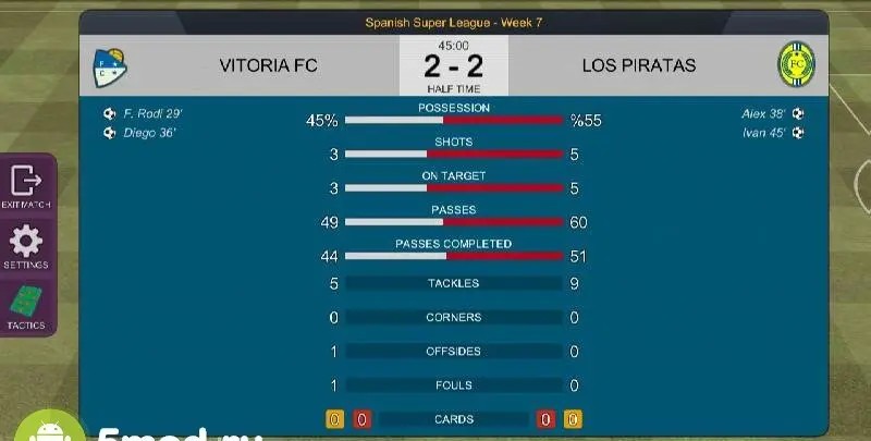 Pro League Soccer - скриншот 4