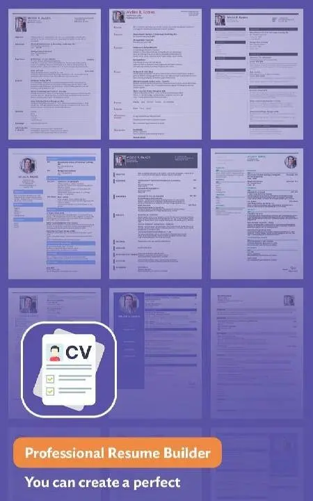 Professional Resume Builder - CV Resume Templates - скриншот 1