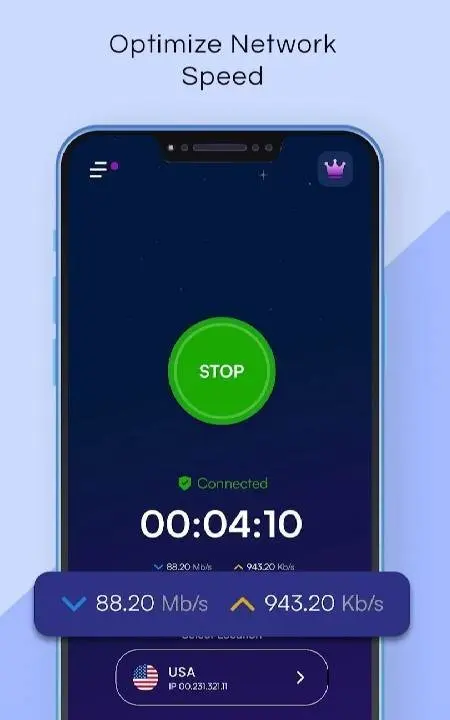 Pronto VPN : Fast & Secure VPN - скриншот 3