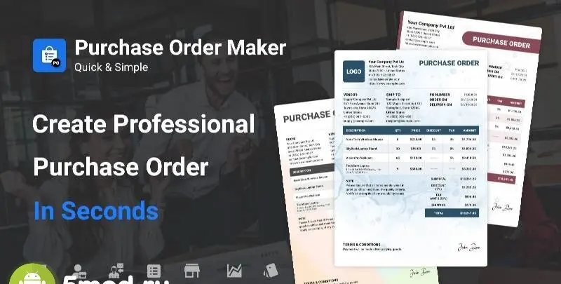Purchase Order Maker: Quick PO - скриншот 1