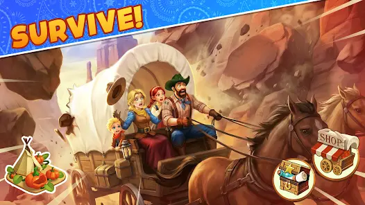 Westward Farm: Family Escape - скриншот 1