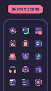 Mello Night Icon Pack - скриншот 1