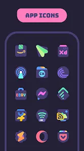 Mello Night Icon Pack - скриншот 5
