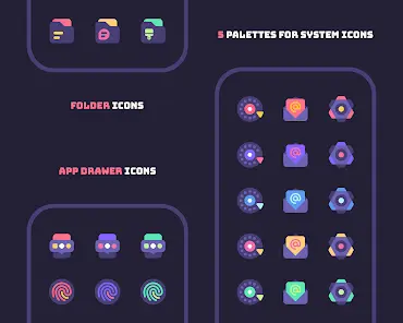 Mello Night Icon Pack - скриншот 6