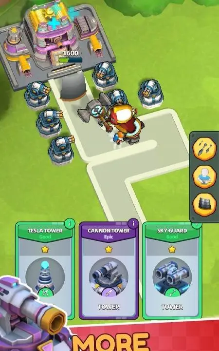 Raid Rush: Tower Defense TD - скриншот 1