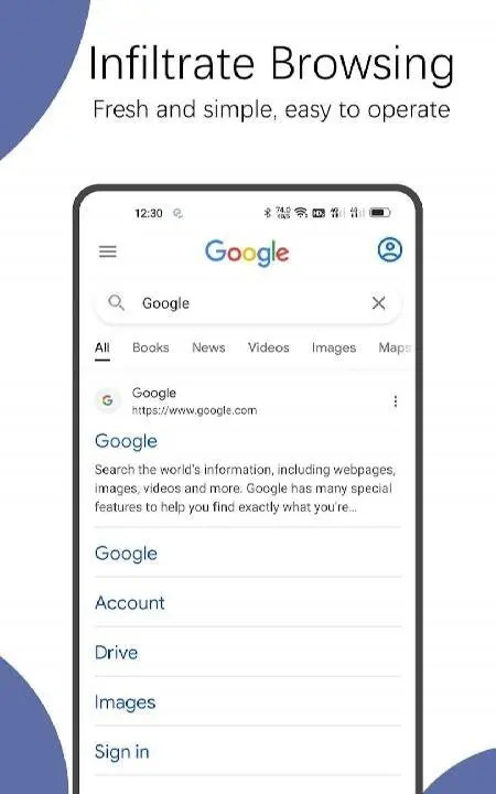 Rainsee Browser - скриншот 3