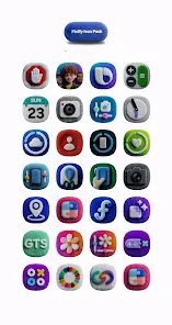 Fluffy OneUi Icon Pack - скриншот 2