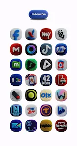 Fluffy OneUi Icon Pack - скриншот 3