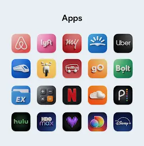 OneUi Puff 3D Icon Pack - скриншот 4