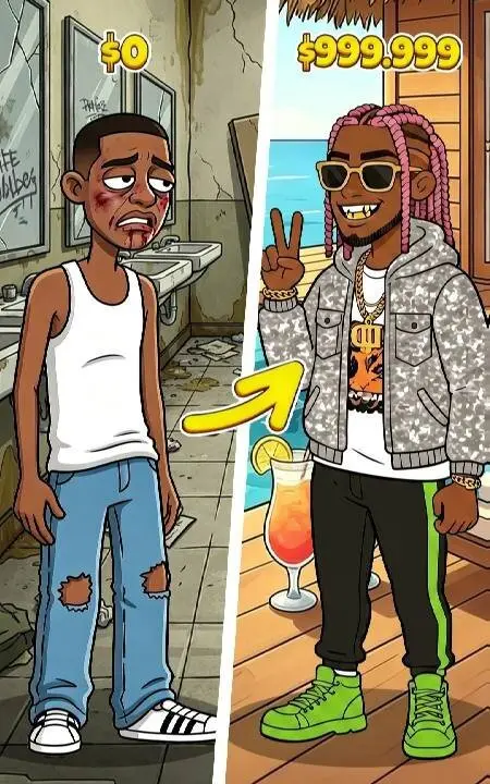 Rap Star:Idle Clicker - скриншот 3