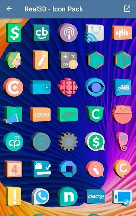 Real3D - Icon Pack - скриншот 4