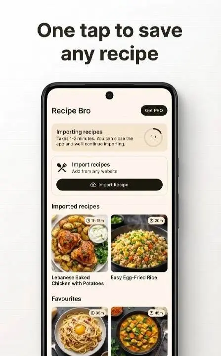 Recipe organizer: Recipe Bro - скриншот 2