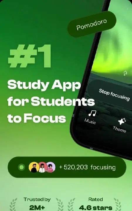 Regain: Study Timer for Focus - скриншот 1