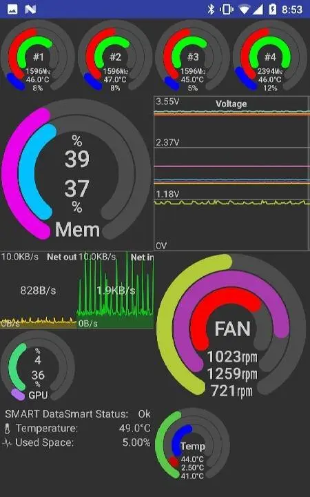 Remote System Monitor - скриншот 3