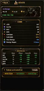 Infinite Tower: Text RPG - скриншот 1