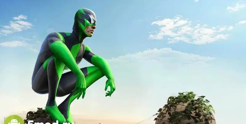Rope Frog Ninja Hero Car Vegas - скриншот 1