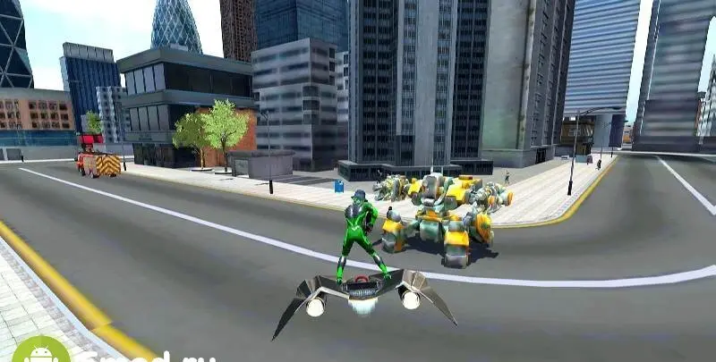 Rope Frog Ninja Hero Car Vegas - скриншот 2