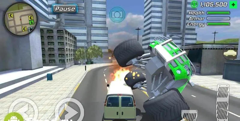 Rope Frog Ninja Hero Car Vegas - скриншот 3