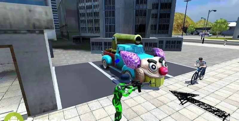 Rope Frog Ninja Hero Car Vegas - скриншот 4