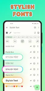 Stylish Text - Fonts Keyboard - скриншот 1