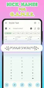 Stylish Text - Fonts Keyboard - скриншот 3