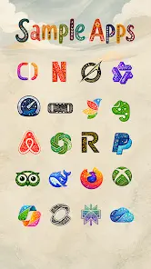 Folk Icon Pack - скриншот 6