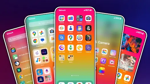 HiPhone Launcher OS Phone:Fast - скриншот 1