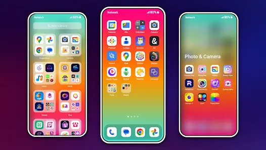 HiPhone Launcher OS Phone:Fast - скриншот 4