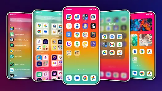 HiPhone Launcher OS Phone:Fast - скриншот 6