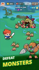 Tiny Knightfall: Idle RPG Game - скриншот 2