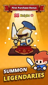 Tiny Knightfall: Idle RPG Game - скриншот 3