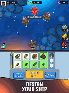 Idle Space: Ship Crafting RPG - скриншот 7