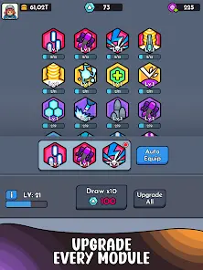 Idle Space: Ship Crafting RPG - скриншот 8
