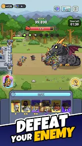 Tiny Warriors Rush - Idle TD - скриншот 2