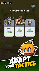 Tiny Warriors Rush - Idle TD - скриншот 5
