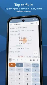 CalcTape Calculator with Tape - скриншот 2