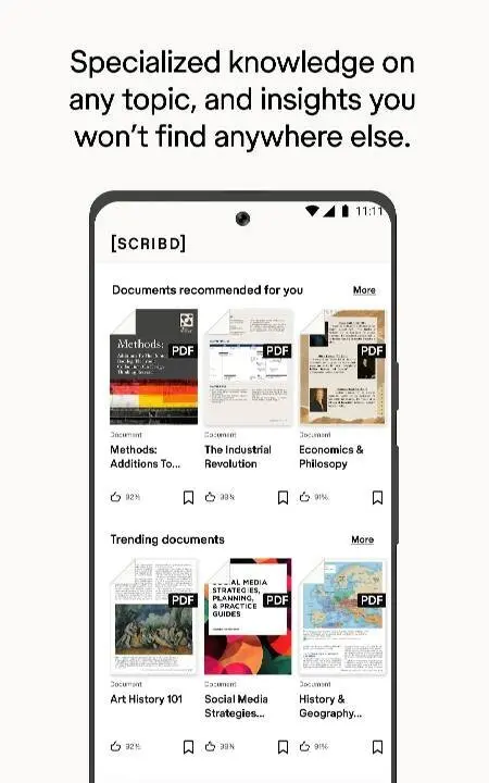 Scribd: 170M+ documents - скриншот 2