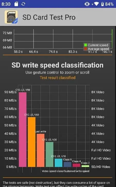 SD Card Test Pro - скриншот 3