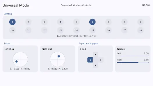 Gamepad Tester - скриншот 12