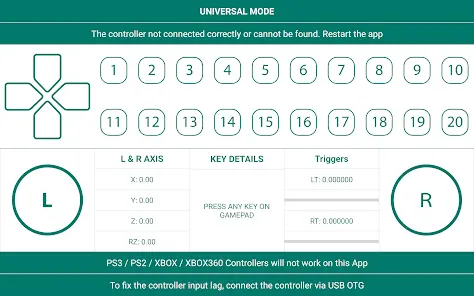 Gamepad Tester - скриншот 5
